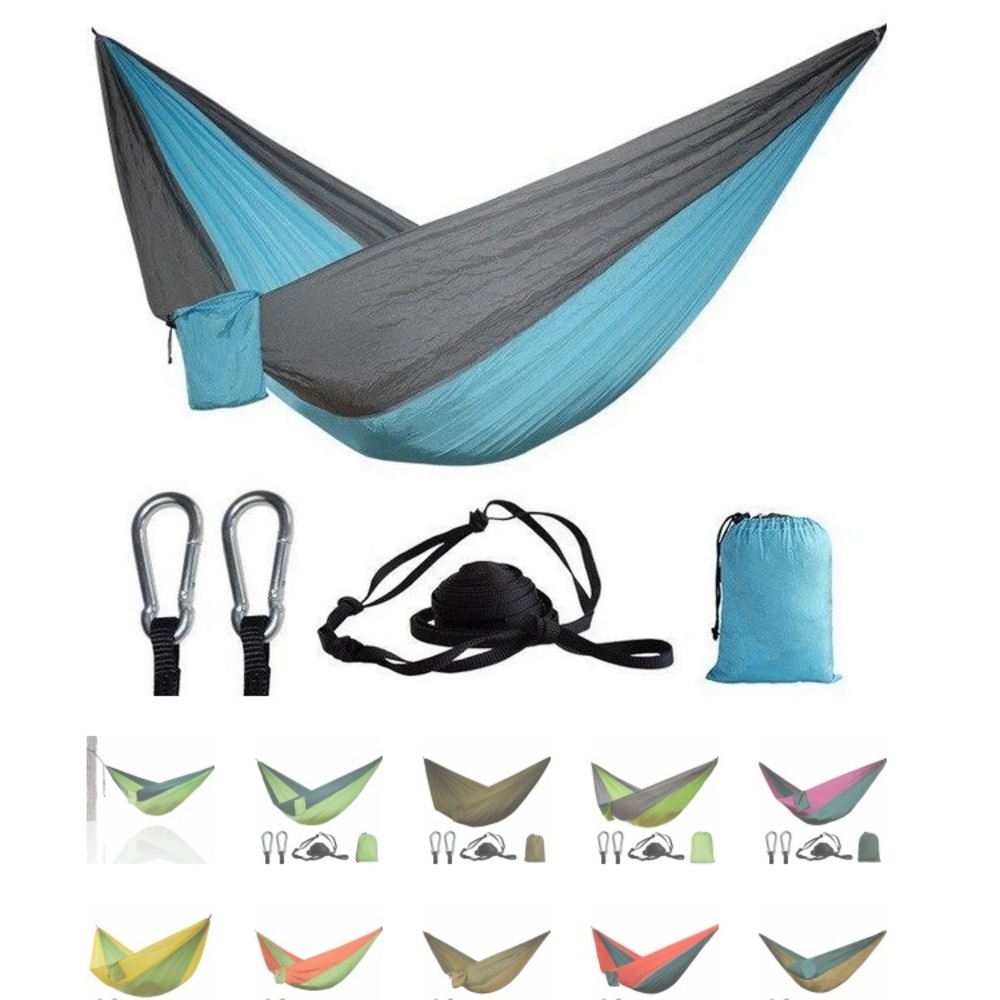 Summit style lightweight travel hammock